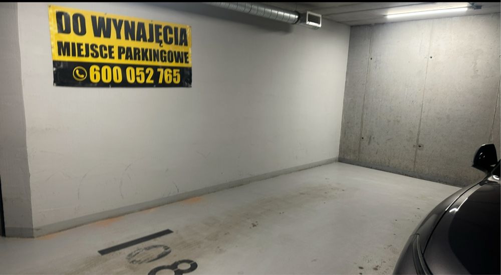 Miejsce parkingowe  w garażu podziemnym