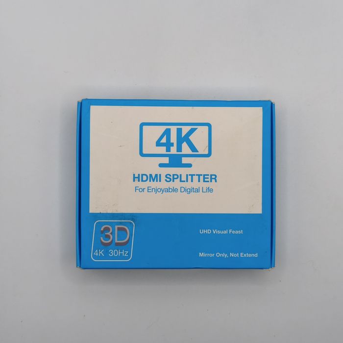 HDMI спліттер 1х4 розгалужувач 4K 30Hz 3D UHD 1 вхід 4 виходи активний