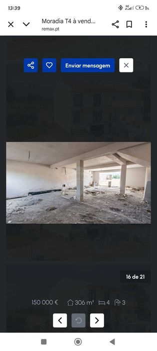 Moradia Geminada em Fase de Acabamentos