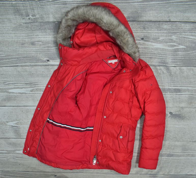Tommy Hilfiger Puchowa Pikowana Kurtka Damska S