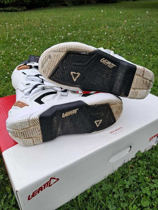 Leatt 4.5 White/Gold 43 Buty Cross Enduro MX Motocross Hard Enduro