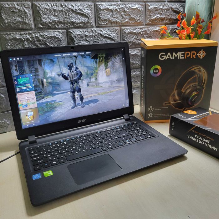 Игровой Acer 4ядра nvidia 2гб батарея 3 часа состояние нового