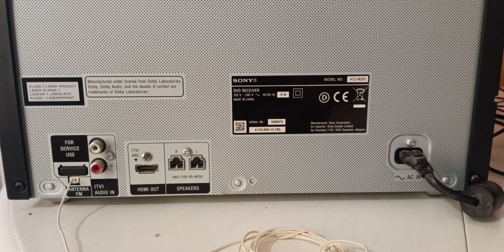 Wieża Sony MHC-M20D