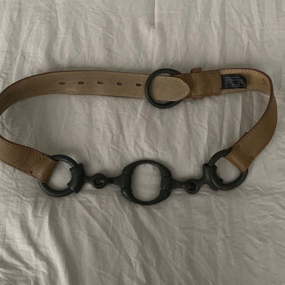 Шкіряний ремінь Allsaints Spitalfields Freya