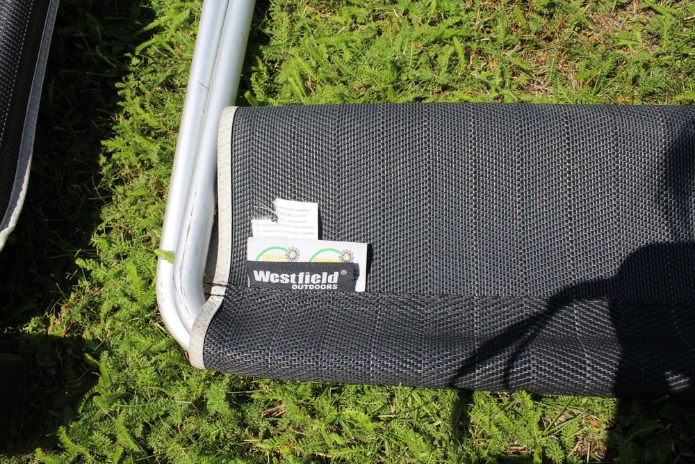 firmowe WESTFIELD OUTDOORS krzesła kempingowe składane  KPL ALU dbane