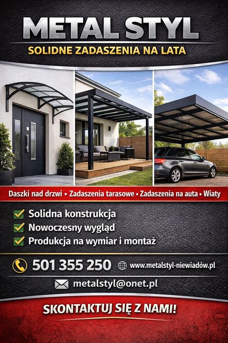 Zadaszenia tarasowe/ pergole /zaluzje