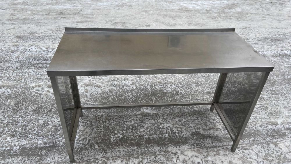 Б/у стол тумба с мойкой из нержавейки для кафе ресторана бара