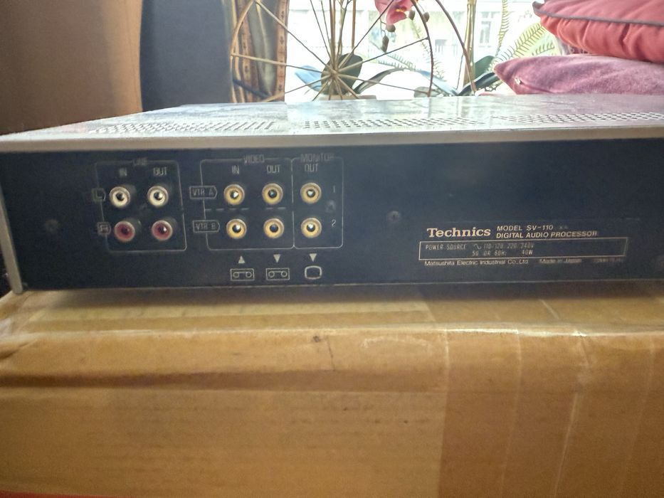 Technics Digital Audio Processor SV-110 - PAL - super raro - 220v