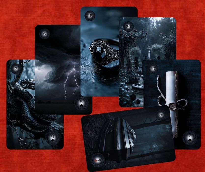 Оракул Ленорман "КРІЗЬ ТЕМРЯВУ"