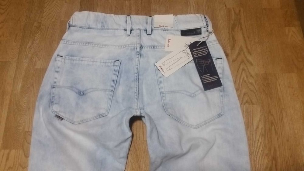 439zł Marmurki SALSA Portugal W29 L34 L36 slim skinny rurki w28 w30