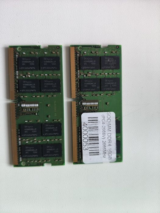 SK hynix 16GB DDR4 2666 2 шт по 16gb.Ціна за пару