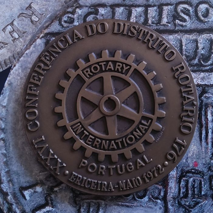 17324#Medalha Conferência Rotary ERICEIRA ano 1972
Diâmetro 80 M