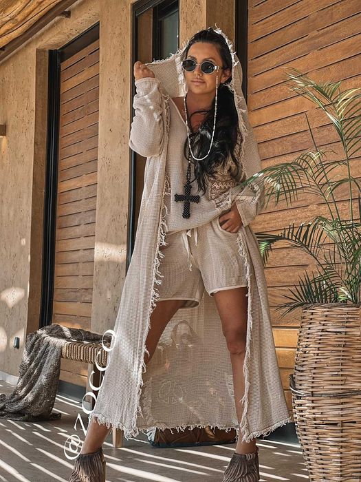 ZOCCO letni płaszcz z siateczki