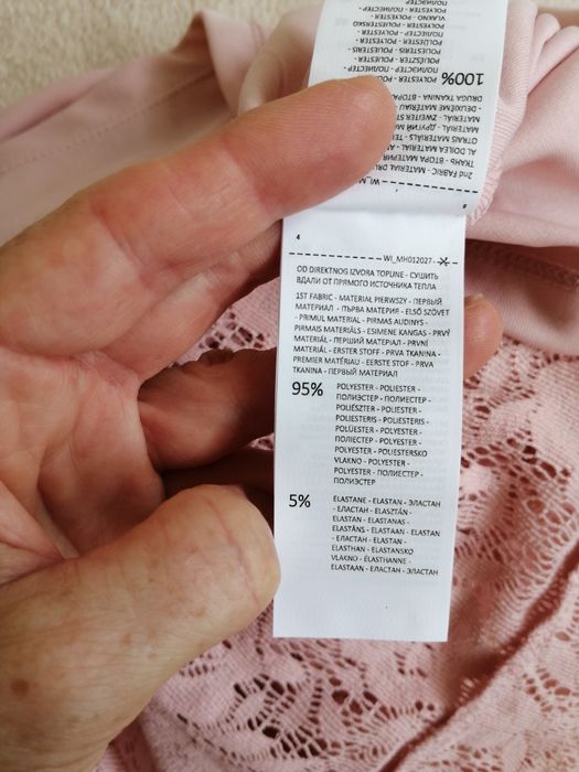 Pudrowa różowa bluzka Mohito, roz. 32