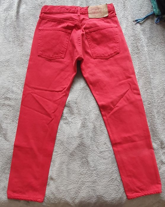 Calça Jeans Vermelha Levis