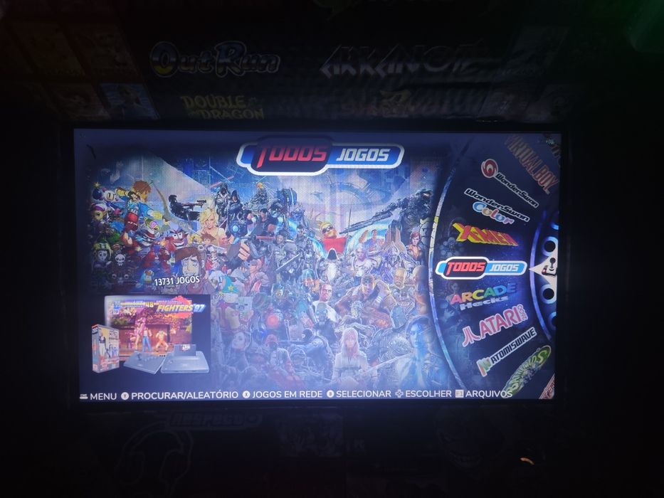 Máquina arcade ANOS com jogos ANOS 80 ,90.