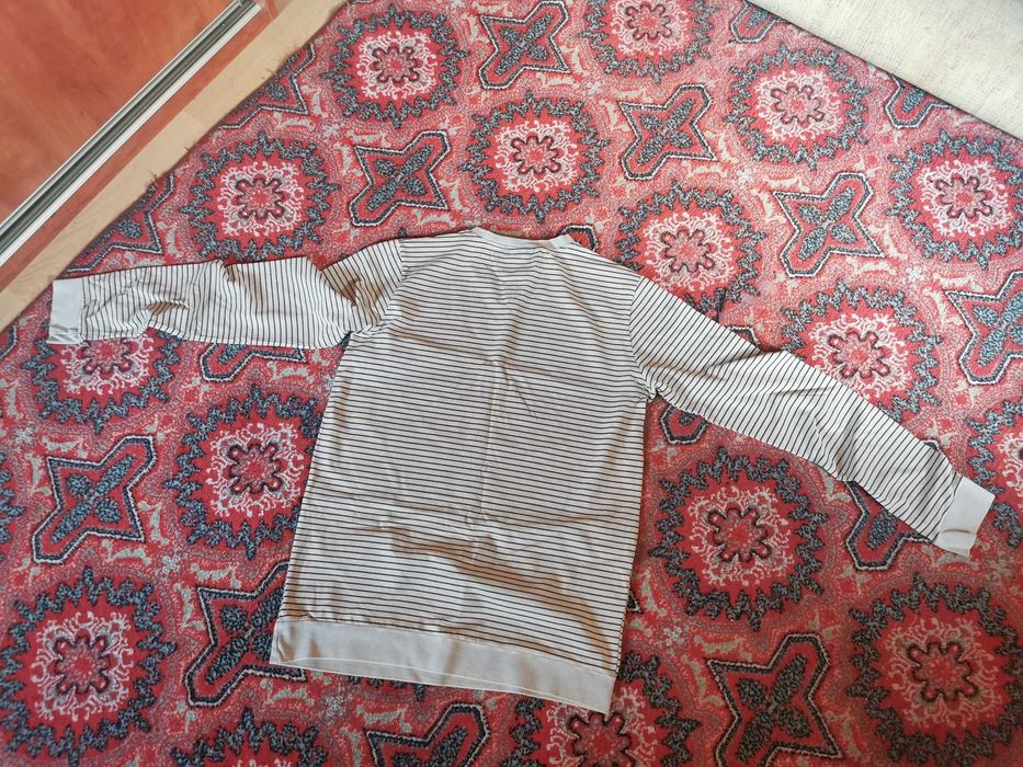 T-shirt long sleeve jak sweter kieszonka Jean Piere - rozmiar ok. L