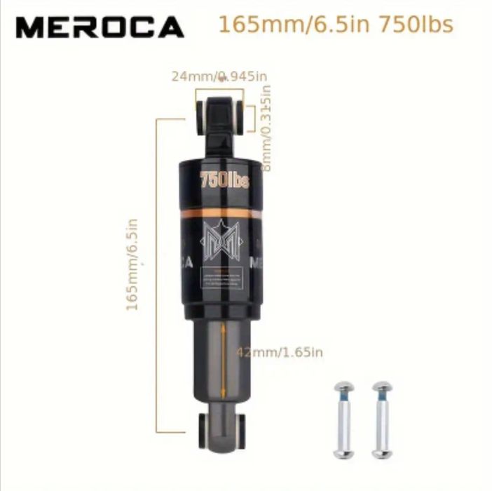 Амортизатор Meroca MT100 450/340кг для скутера велоси