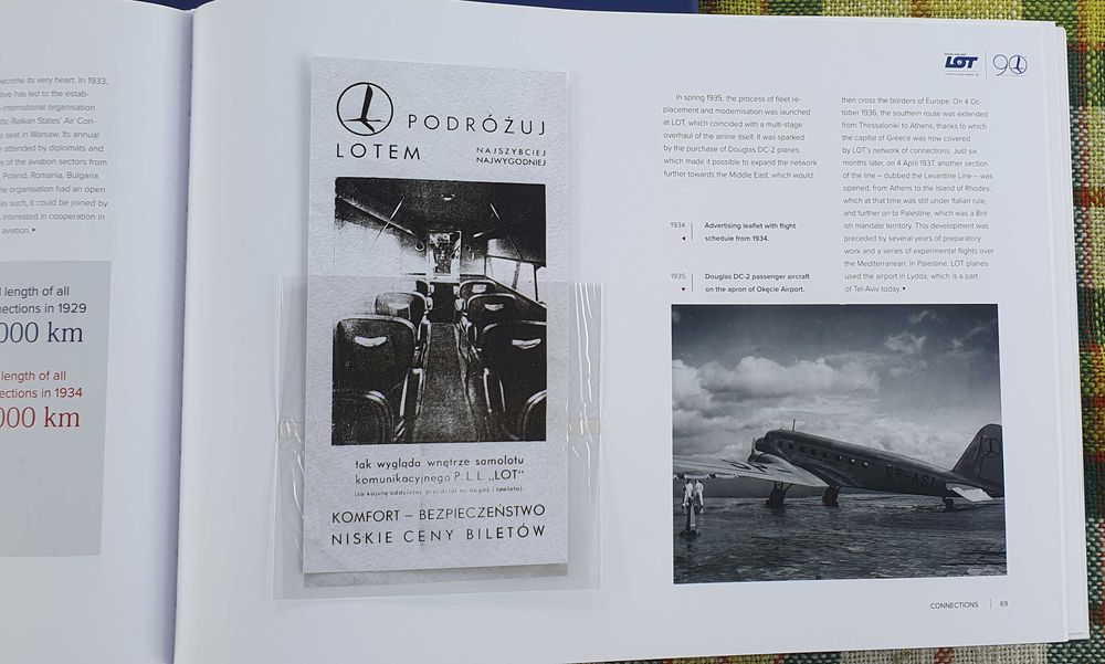 Album 90-lecia PLL "LOT" / Polish Airlines "LOT" 90th Anniversary