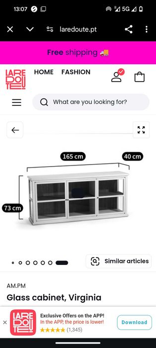 La Redoute am.pm Virginia Glass cabinets