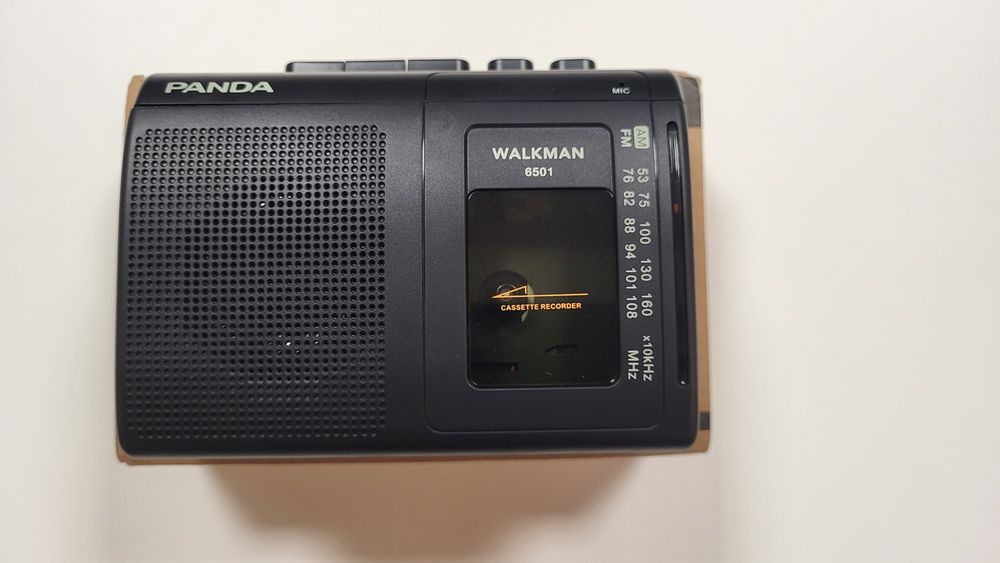 Walkman RÁDIO Gravador Com  Coluna Integrada Novo