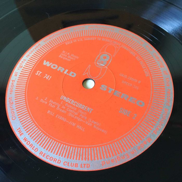 Bill Evans Jim Hall – Undercurrent 1stUK