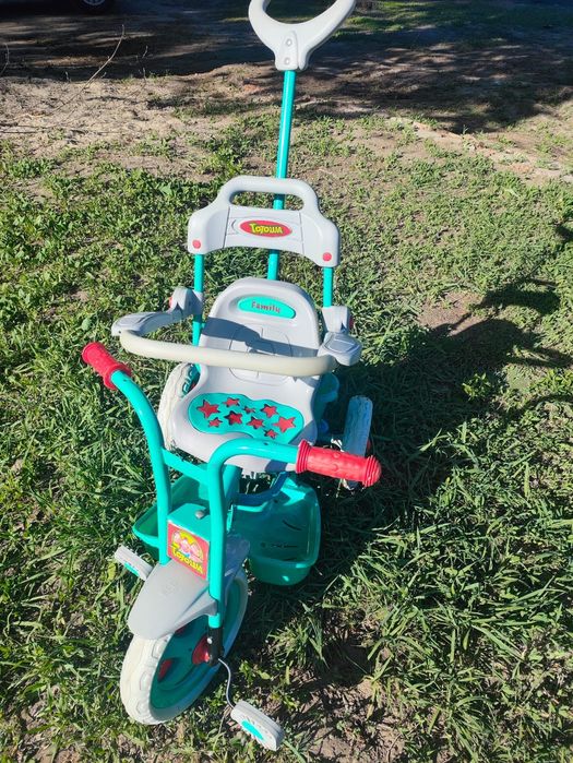 Дитячий триколісний велосипед з батьківською ручкою Тотоша