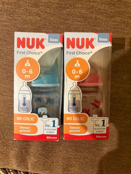 Новые бутылочки нові пляшечки Nuk 0-6 6-18 месяца