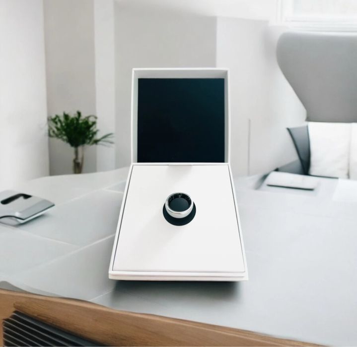 Oura Ring Silver Horizon Gen 3 Smart Ring Pierścień Pierścionek