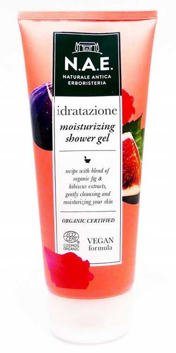 3X N.A.E. żel pod prysznic nawilżający VEGAN tuba 200 ml nowy 3 sztuki