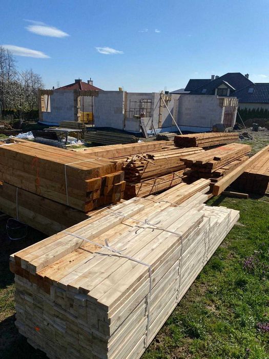 Więźba dachowa C24 suszona | strugana | gotowa pod montaż