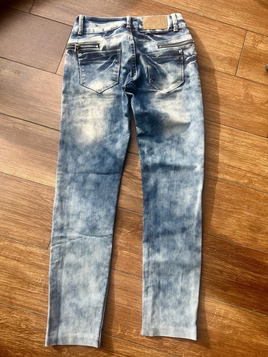 Spodnie jeansowe troll , rozm 32, dobre na xs i małą s, denim