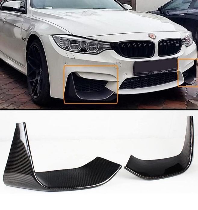 LIP SPOILER SPLITTERS DIFUSOR ABA PALA Avental LÁBIO M3 M4 F80 F82 F83 M PERFORMANCE