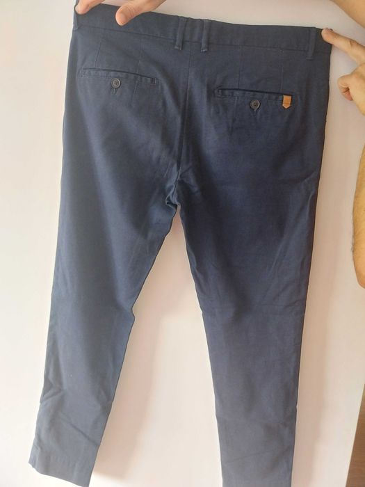 Calças fato Azuis Zara