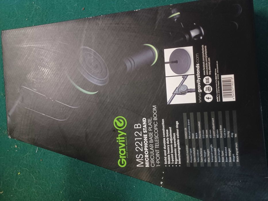 Suporte de microfone Gravity (Adam Hall)