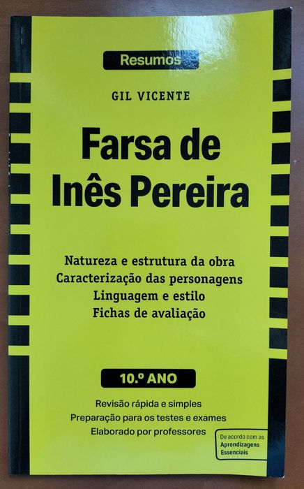 Livro Resumo Apoio a Português "Farsa de Inês Pereira"