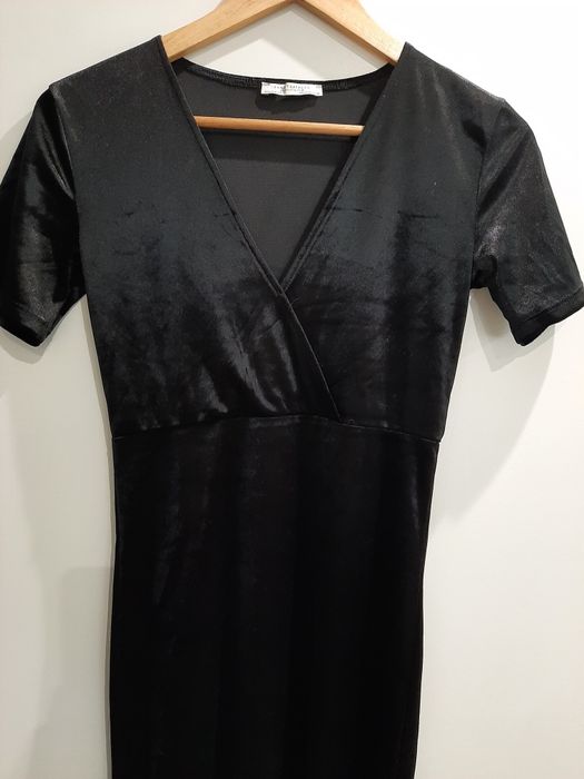 Vestido de veludo Zara