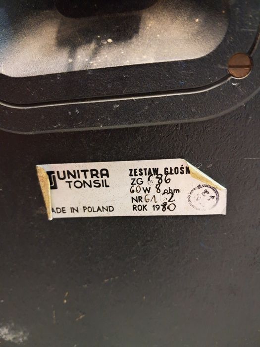 Głośnik unitra Tonsil