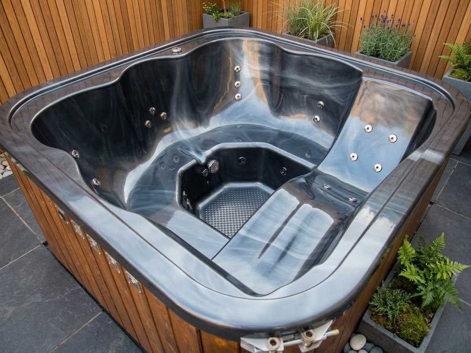 Wanna SPA akrylowa JACUZZI ogrodowe 204x204cm hydro POLSKI PRODUCENT