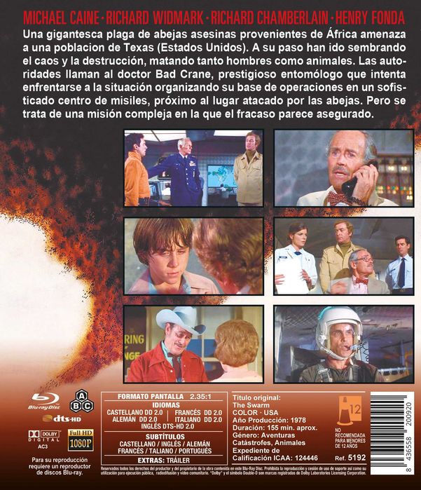 El Enjambre/O Enxame (Blu-Ray)-Importado
