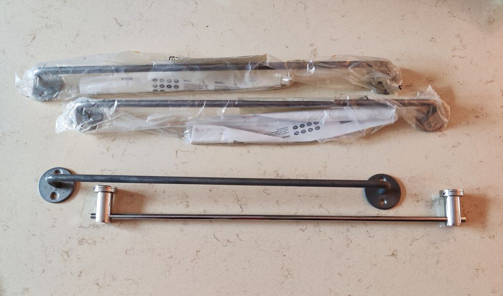 Dwa nowe relingi + gratis używane