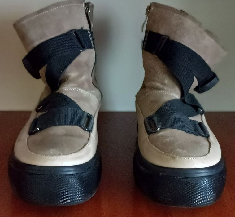 Жіночі сапожки зимові із натуральної шкіри+натуральна замш