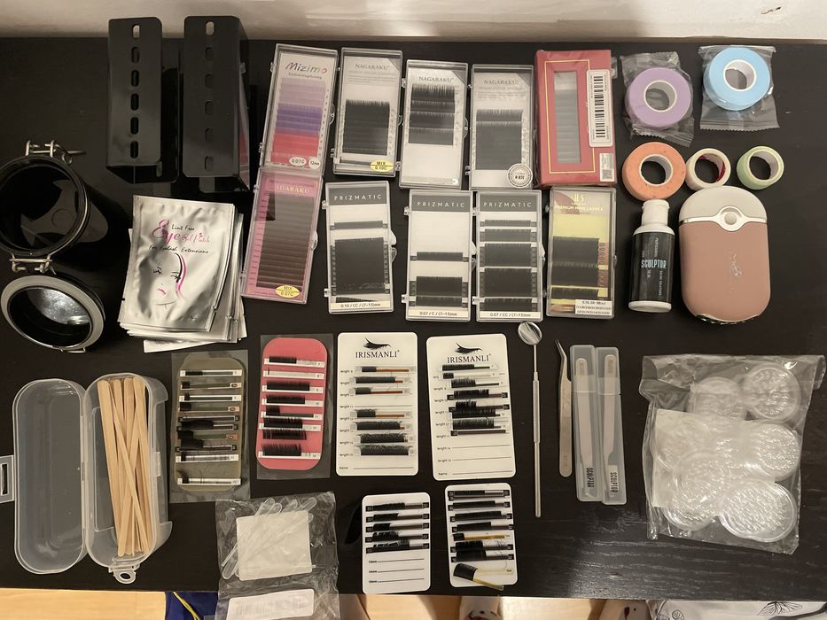 Materiały do przedłużania rzęs