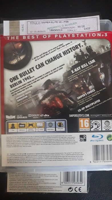 Sniper Elite V2 Essentials PS3