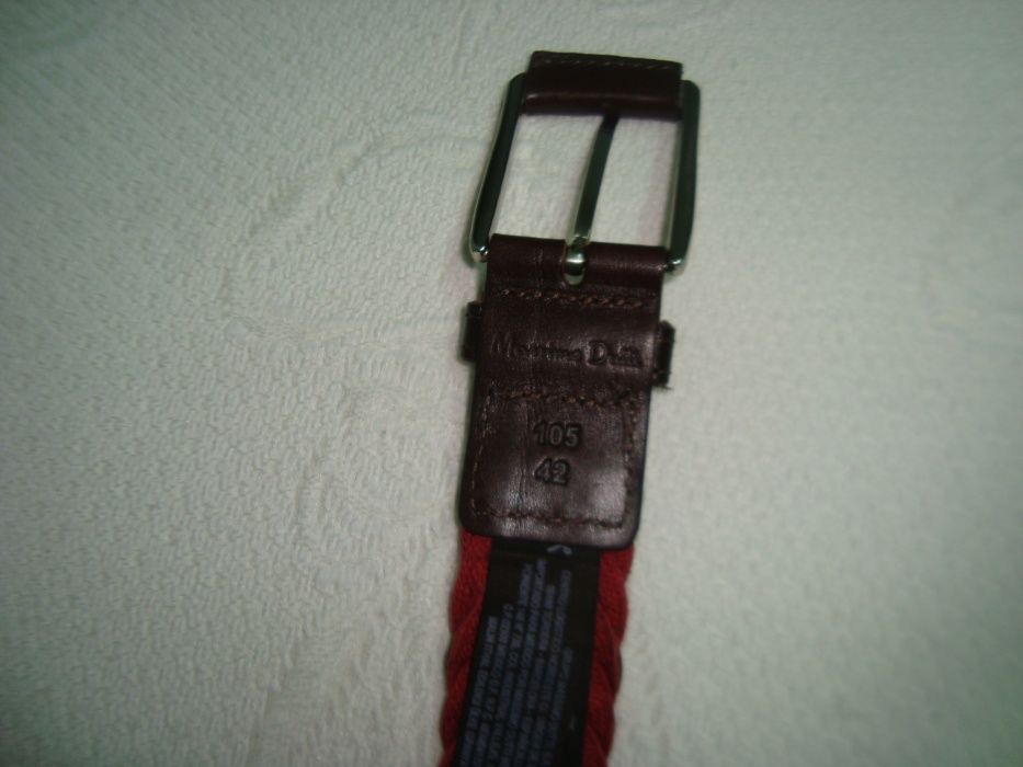 Cinto Massimo Dutti pele entrançado