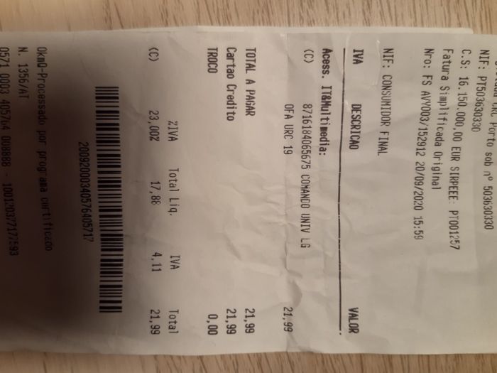 Comando Universal - LG