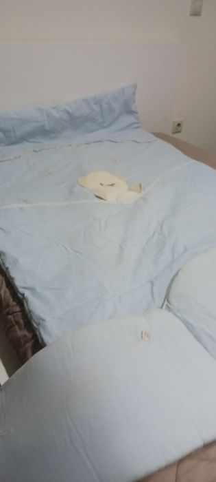 Conjunto de cama bebe e alcofa