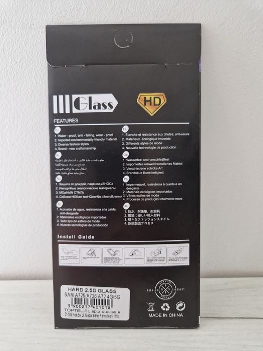 Hartowane szkło HARD 2.5D do SAMSUNG GALAXY A72 4G/5G