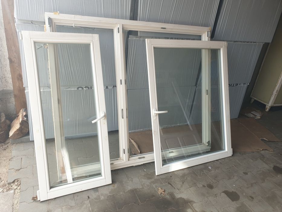 Okno drewniane z klejonego drewna 170cmx142cm