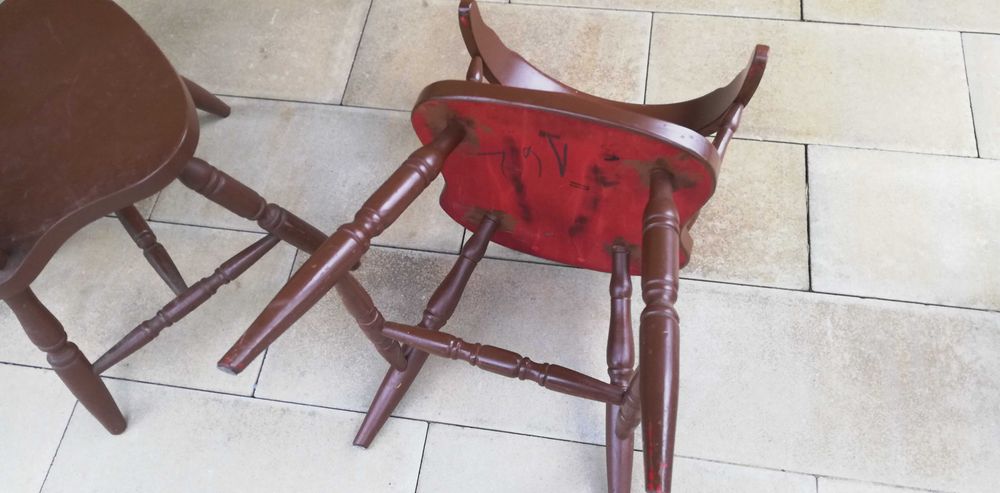 komplet krzeseł drewnianych bonanza toczone styl solidne stół krzesło